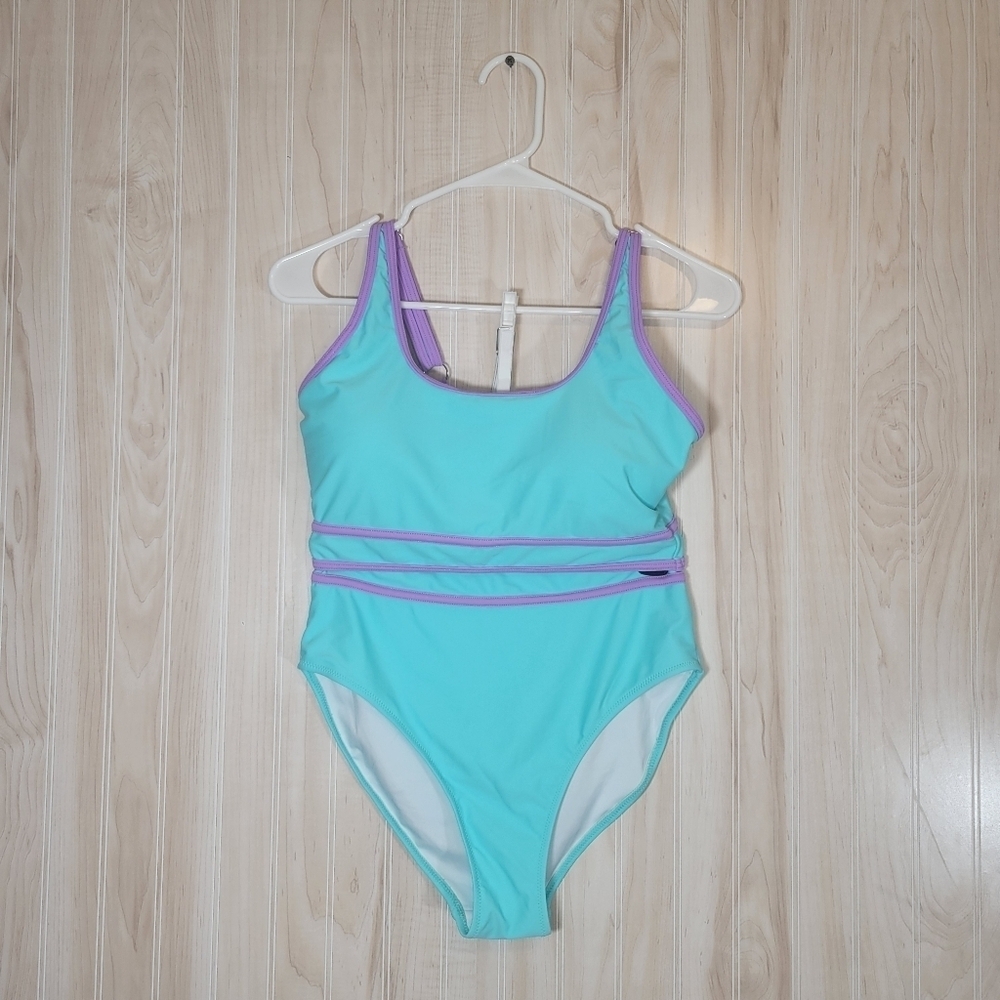 Blue and Purple Bikini Swimwear